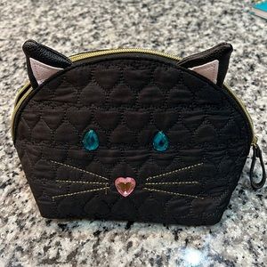 Betsy Johnson cute cat decorated bag. Pre owned never used.